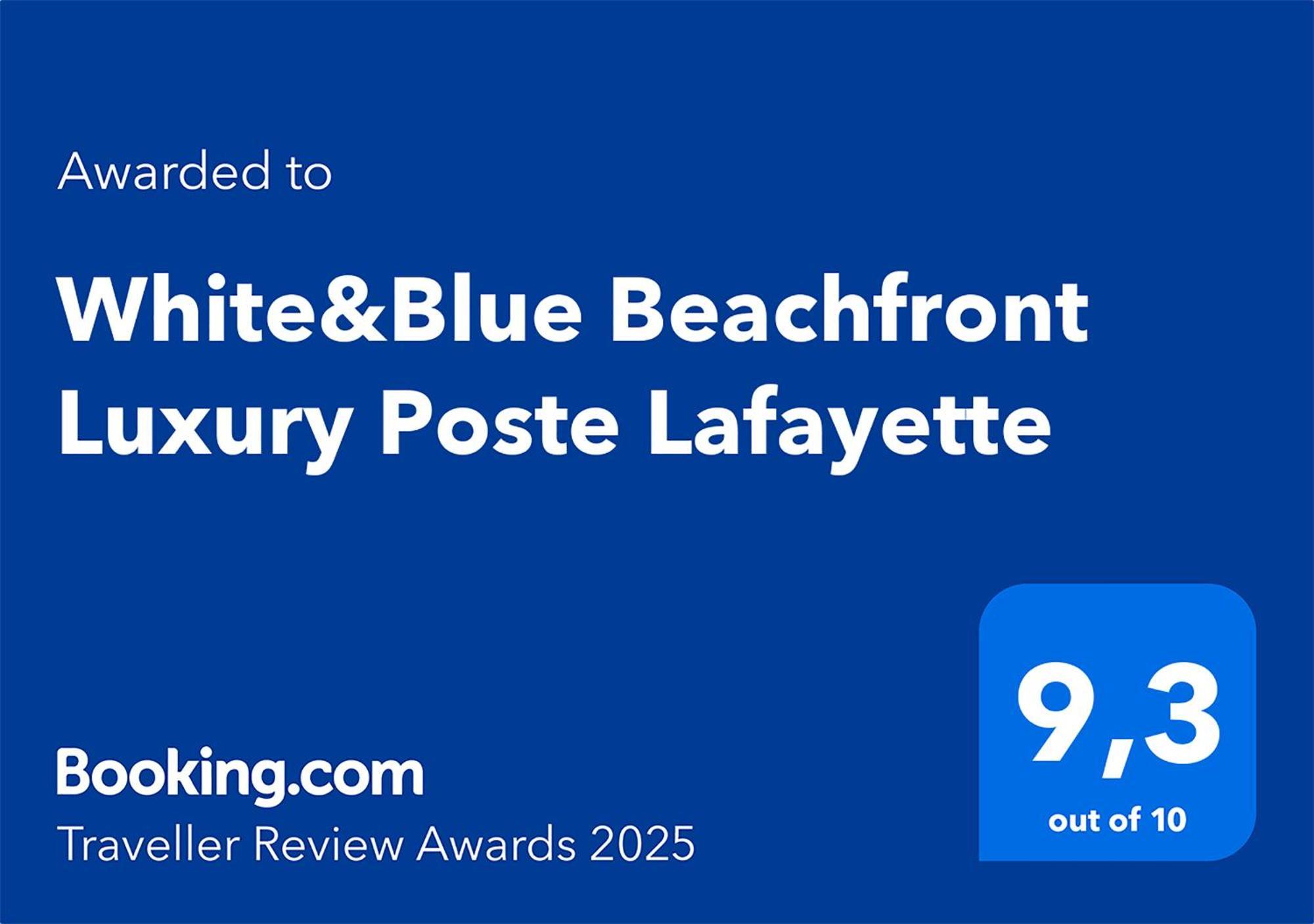 White&Blue Beachfront Luxury Poste Lafayette Exterior photo